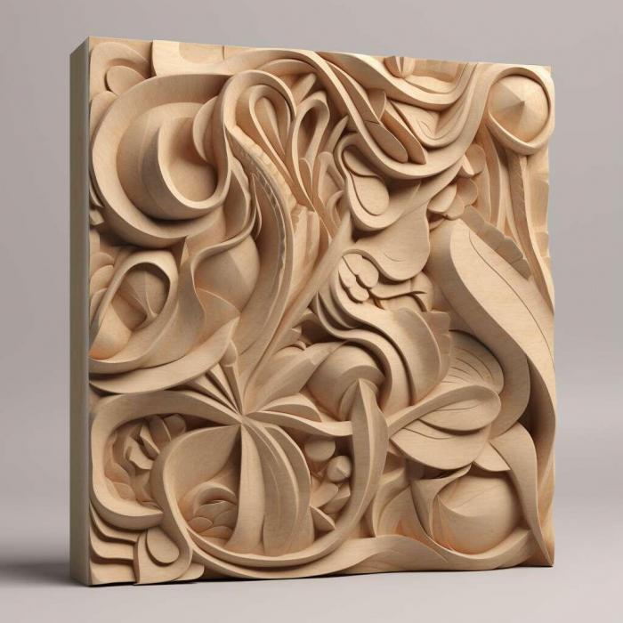 نموذج ثلاثي الأبعاد لآلة CNC 3D Art 